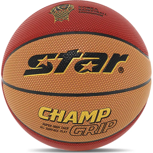 Баскетбольный мяч STAR CHAMP GRIP BB4277C 7 (Оранжевый-коричневый)