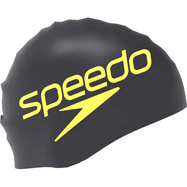 Плавательная шапка Speedo SLOGAN PRT CAP AU/AF/AM черный