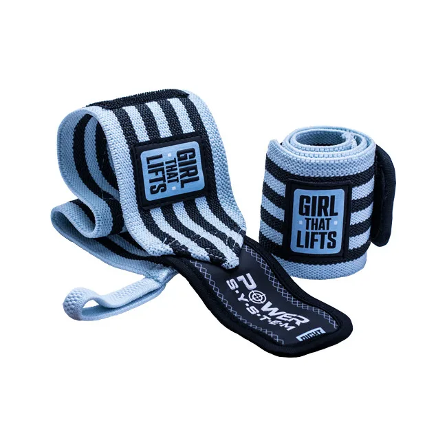 Бинты для запястий (кистовые бинты) Power System PS-3510 Wrist Wraps GTL Blue