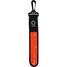 Брелок-фликер светящийся светоотражающий LED с карабином SEEYU 1P02 20x3,5см (Красный)