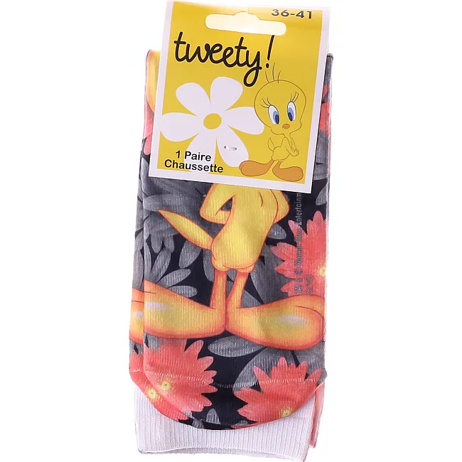 Носки LOONEY TUNES TWEETY + FLEUR женские арт 17890935-1