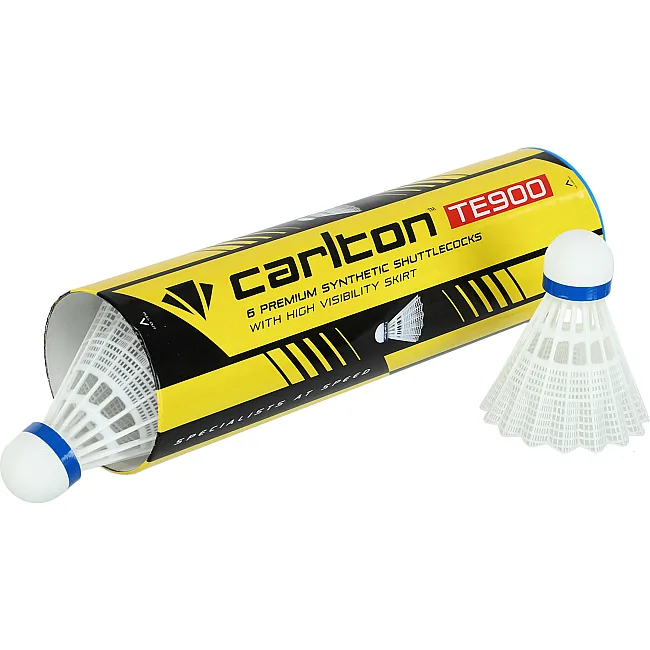 Воланы для бадминтона нейлоновые 6штук CARLTON CARLTON TE900 DLC1BSAP0137 (Белый)