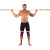 Коленные бинты для приседаний BUNDLED KNEECAP EZOUS A-10 2шт (Черный-фиолетовый)