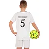 Футбольна форма дитяча із символікою клубу
 REAL MADRID BELLINGHAM 5 домашня 2025 SP-SPORT

 CO-4636 20-30 (Білий)