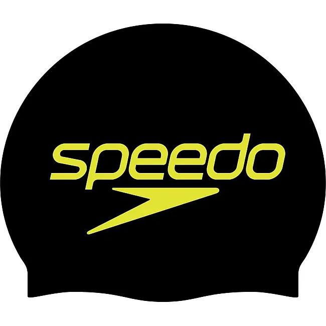 Плавательная шапка Speedo SLOGAN PRT CAP AU/AF/AM черный