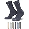 Шкарпетки чоловічі Nike U NK ED PLS CSH CRW 6PR - 132 сірий, бежевий, блакитний