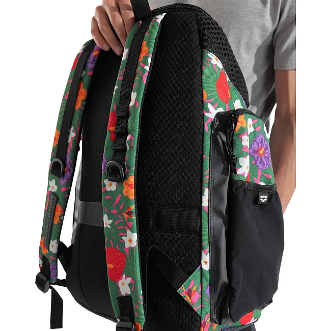 Рюкзак Arena ONE GO BACKPACK AO 45L зеленый, красный, оранжевый 50х40х25 см