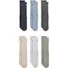 Шкарпетки чоловічі Nike U NK ED PLS CSH CRW 6PR - 132 сірий, бежевий, блакитний