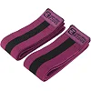 Коленные бинты для приседаний BUNDLED KNEECAP EZOUS A-10 2шт (Черный-фиолетовый)