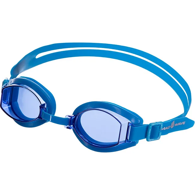 Очки для плавания взрослые MADWAVE
 SIMPLER M042409 (Синий)