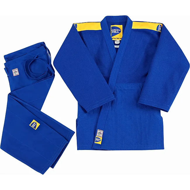 Кимоно для дзюдо Green Hill Professional IJF (синее)