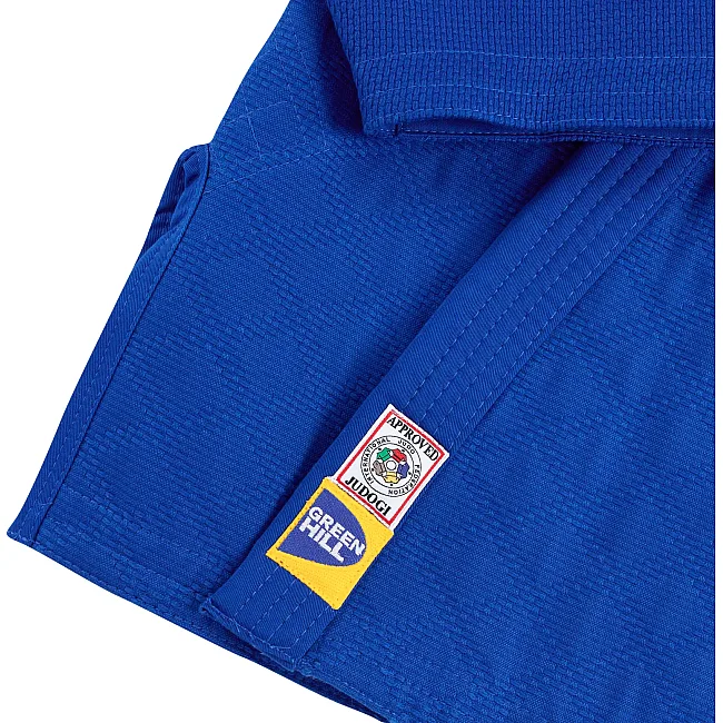 Кимоно для дзюдо Green Hill Professional IJF (синее)