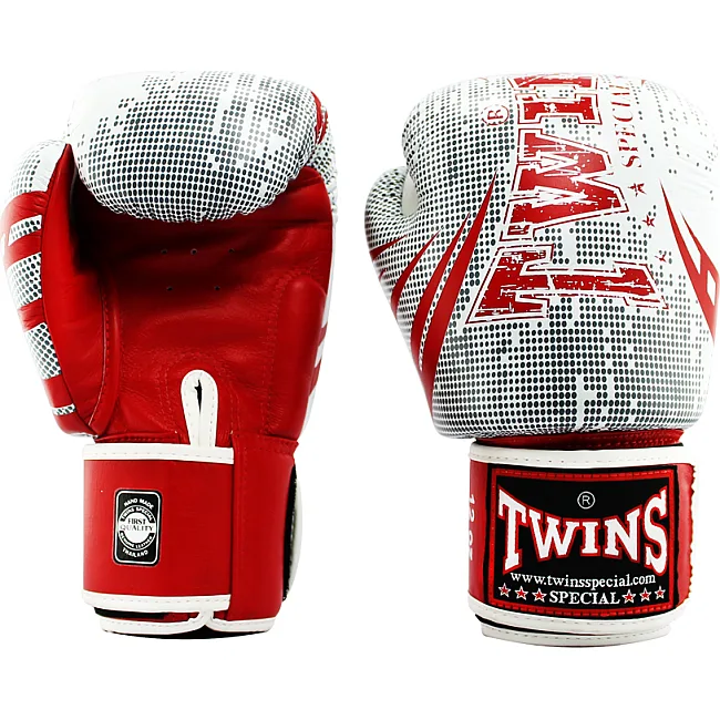 Перчатки для бокса Twins Fancy FBGVL3-TW5 Red White