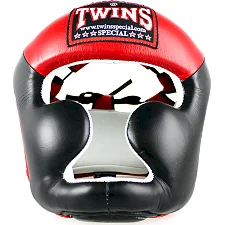 Боксерский шлем TWINS HGL3-2T Black Red