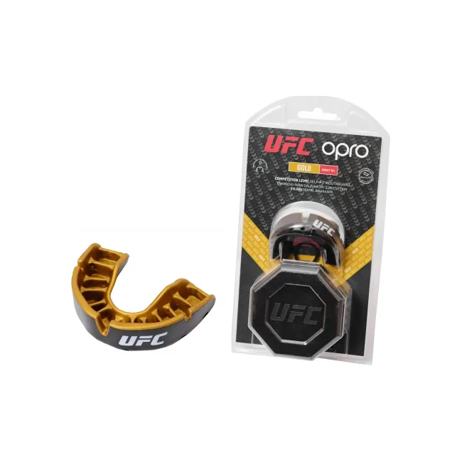 Капа дитяча OPRO Self-fit UFC Full Pack Junior Gold