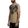 Футболка мужская AFFLICTION Harbinger Crew Tee Dusty Olive Lava Wash