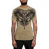 Футболка мужская AFFLICTION Harbinger Crew Tee Dusty Olive Lava Wash