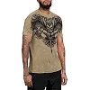 Футболка мужская AFFLICTION Harbinger Crew Tee Dusty Olive Lava Wash
