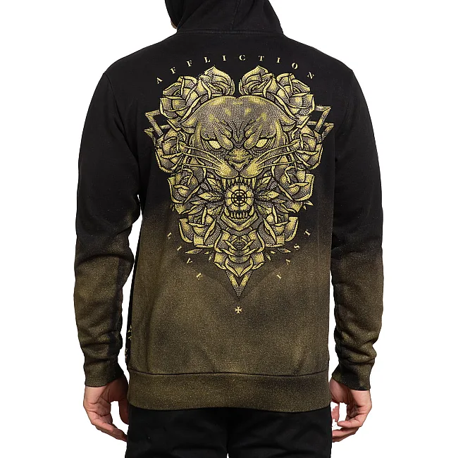 Худи AFFLICTION Mystic Prowler Po Black Metallic Waterbase Spray