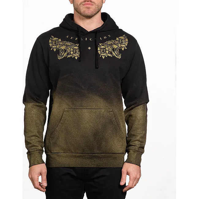 Худи AFFLICTION Mystic Prowler Po Black Metallic Waterbase Spray