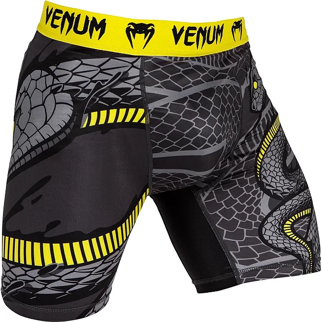Компресійні шорти VENUM Snaker Black Yellow