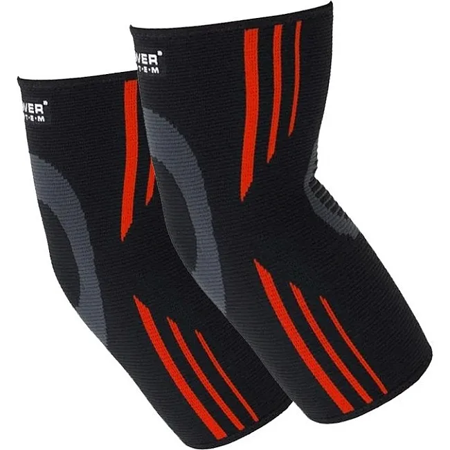 Налокотники для поддержки POWER SYSTEM PS-6020 Evo Black/Orange (пара)