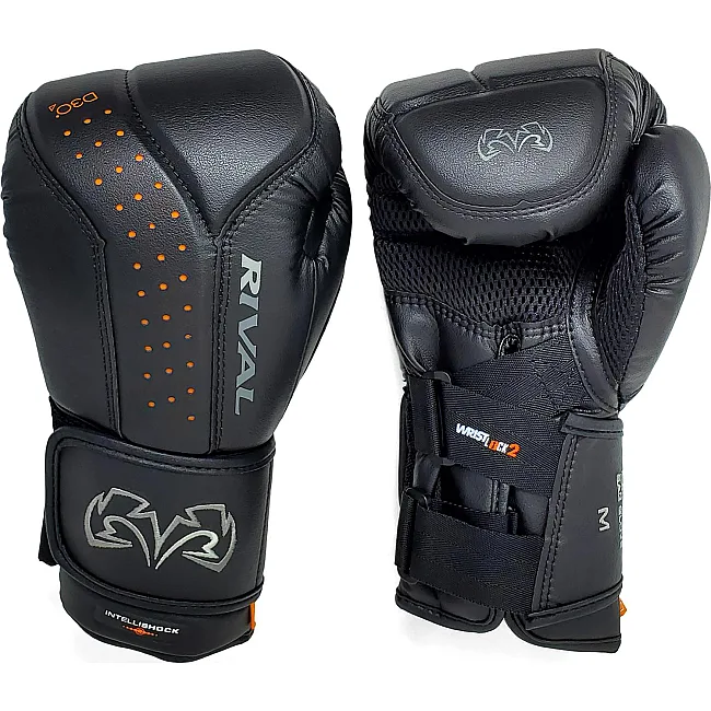 Рукавички боксу RIVAL RB10 Intelli-Shock Black Black