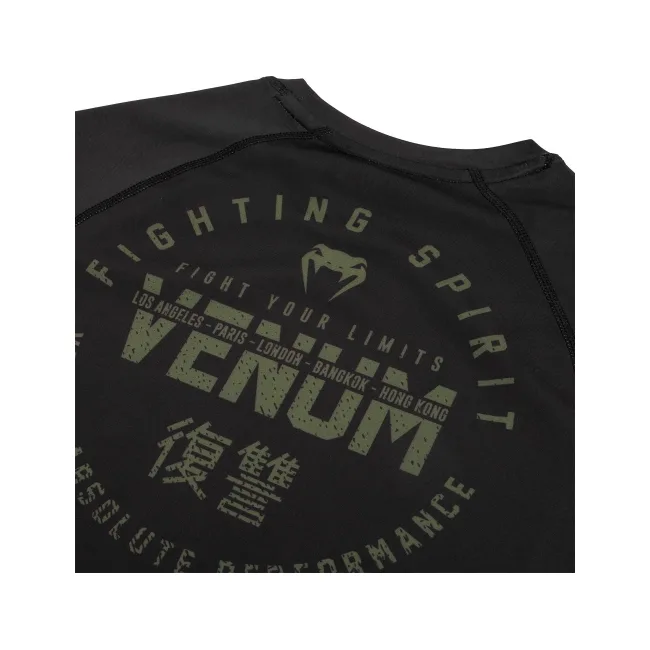Рашгард с длинным рукавом VENUM Signature Black Khaki Exclusive