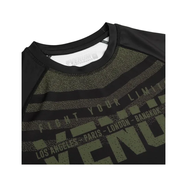 Рашгард с длинным рукавом VENUM Signature Black Khaki Exclusive