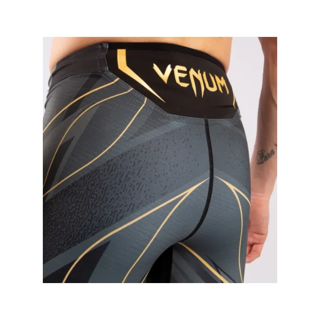 Шорты компрессионные VENUM UFC Fight Night Long Pro Line Vale Tudo Black Gold