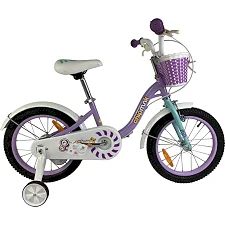 Велосипед для девочки ROYALBABY Chipmunk MM Girls 16", OFFICIAL UA, фиолетовый