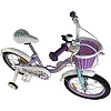 Велосипед для девочки ROYALBABY Chipmunk MM Girls 16", OFFICIAL UA, фиолетовый