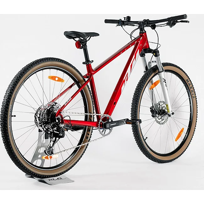 Велосипед горный KTM ULTRA FUN 29" рама M/43, красный (серебристо-черный), 2022