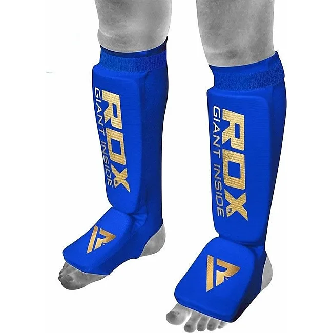 Защитные щитки для ног RDX SI MMA Gel Padded Lightweight OEKO-TEX® Standard 100 Certified Blue