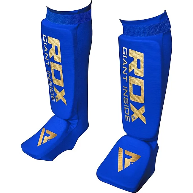 Защитные щитки для ног RDX SI MMA Gel Padded Lightweight OEKO-TEX® Standard 100 Certified Blue