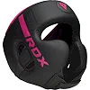 Боксерський шолом RDX F6 KARA Matte Pink M