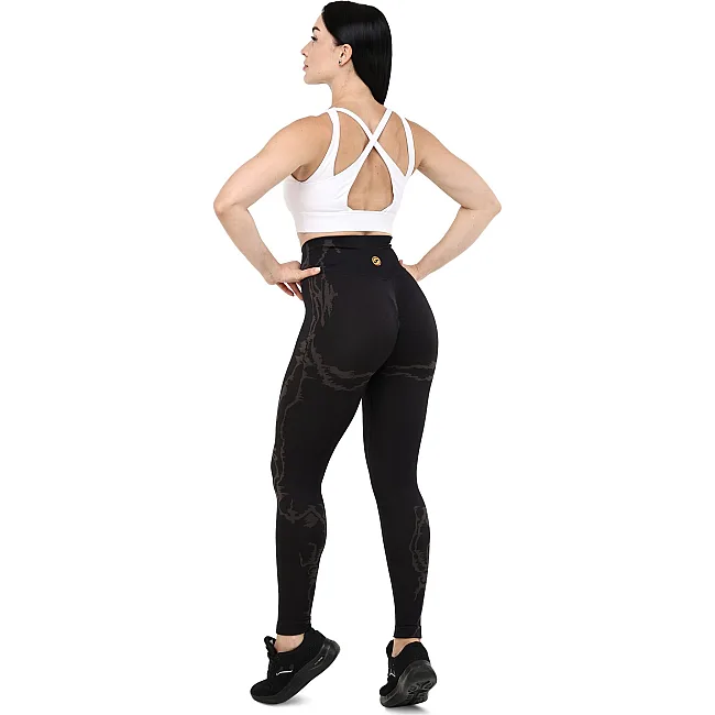 Лосины леггинсы спортивные женские JOMA INDOOR GYM 902892-100 (Черный)