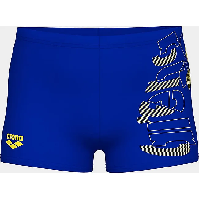 Плавки-шорти для хлопчиків Arena TALES SWIM SHORT синій, жовтий (для дітей)