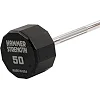 Штанга неразборная с фиксированным весом прямая PEV HAMMER STRENGHT TA-9979-50 (Черный)