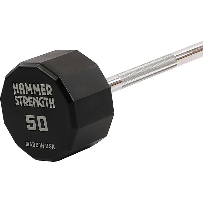 Штанга неразборная с фиксированным весом прямая PEV HAMMER STRENGHT TA-9979-50 (Черный)