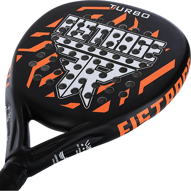 Ракетка для паділ-тенісу Padel FISTRAGE TURBO VL-4198 (Чорний-червоний)