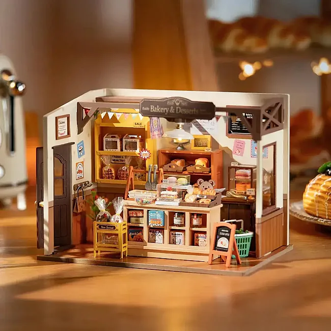 Конструктор 3D мини-дом Robotime Rolife Becka's Baking House DG161