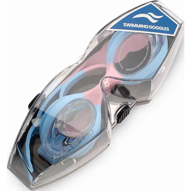 Окуляри для плавання Aqua Speed TIKI 63115 блакитний, рожевий (для дітей) One Size