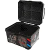 Центральний кофр задній для мотоцикла пластиковий Adventure JUHAO H-45-2 1шт 42x34x30см (Чорний)