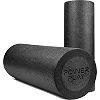 Массажный ролик (роллер) гладкий PowerPlay 4021 Fitness Roller Черный (45x15см.)