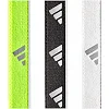 Повязки на голову женские Adidas Hairbands 3pk белый, черный, зеленый
