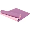 Коврик для йоги и фитнеса TPE двухслойный SP-PLANETA FI-3046-650 183x61x0,6см (Оранжевый-черный)