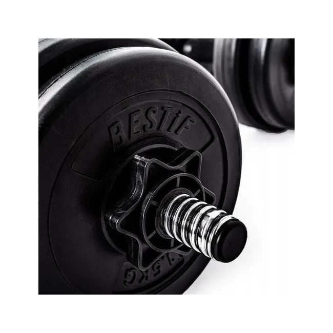 Гантели разборные битумные Bestif BH015, 2 х 7,5 кг