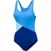 Купальник закрытый для женщин Aqua Speed BELLA синий, голубой, берюзовый