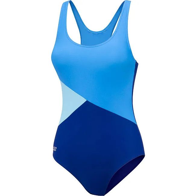 Купальник закрытый для женщин Aqua Speed BELLA синий, голубой, берюзовый